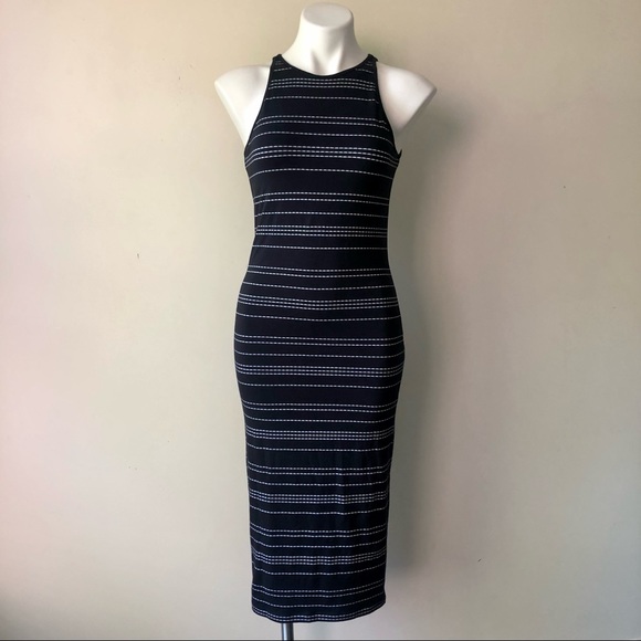ATHLETA Sunkissed Midi Tank Dress in Broken Stripe XS - Picture 3 of 9
